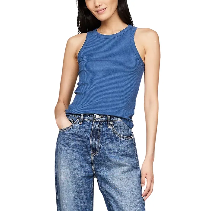 Tommy Hilfiger Slim 5X2 Rib Tanktop Dames