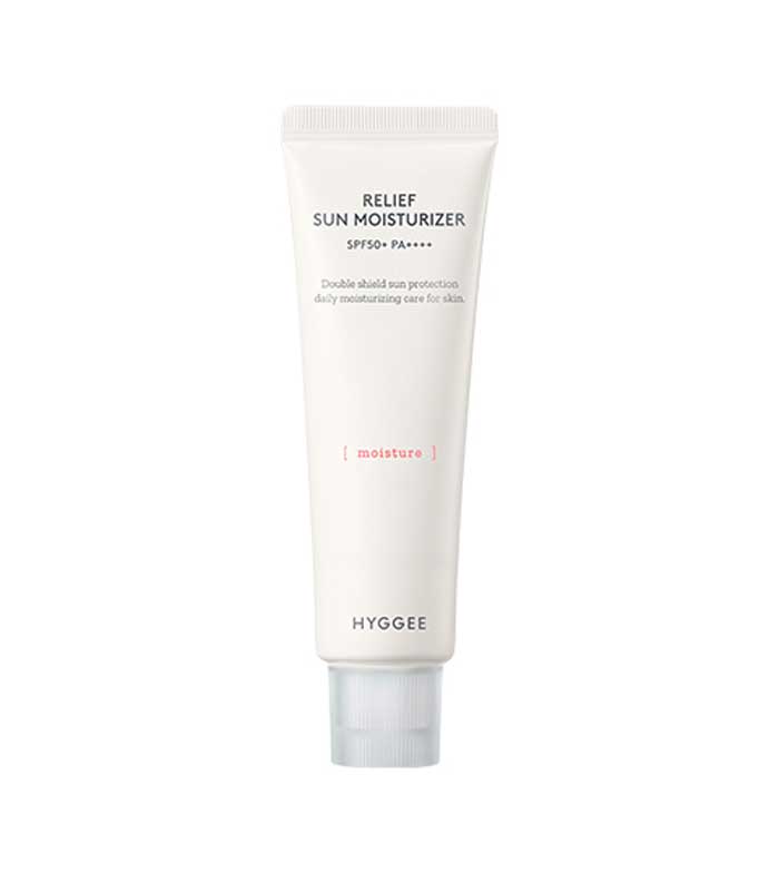 Hyggee - Protetor Solar Facial Hidratante SPF50+ Relief Sun Moisturizer