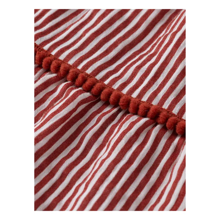 Scotch & Soda Robe Rayures | Terracotta