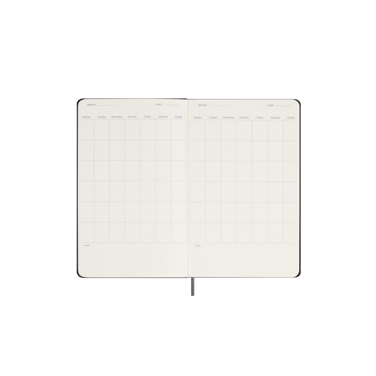 Moleskine Kalender Weekly Notebook undatiert