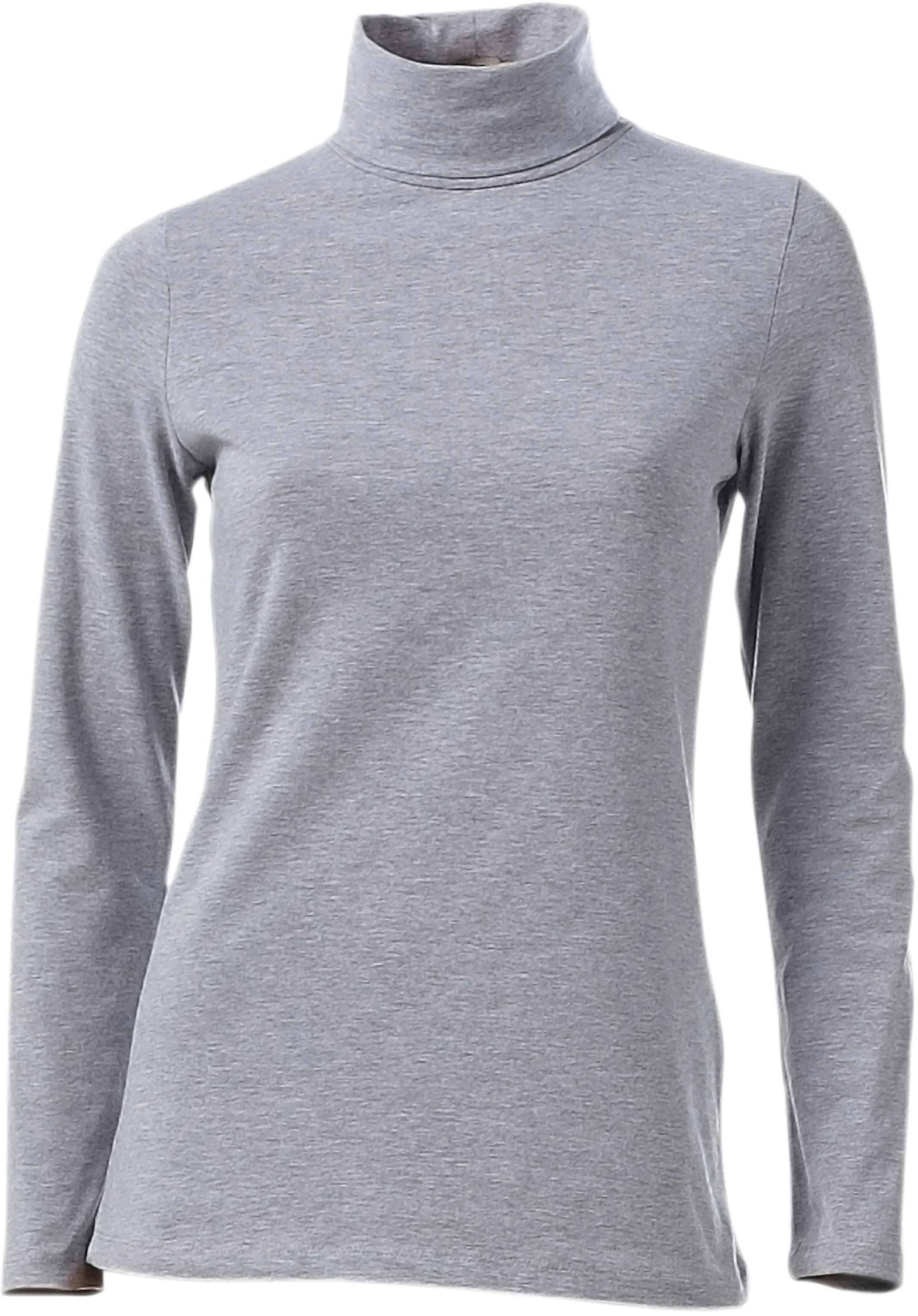 heine Rollkragen-Shirt in grau-melange