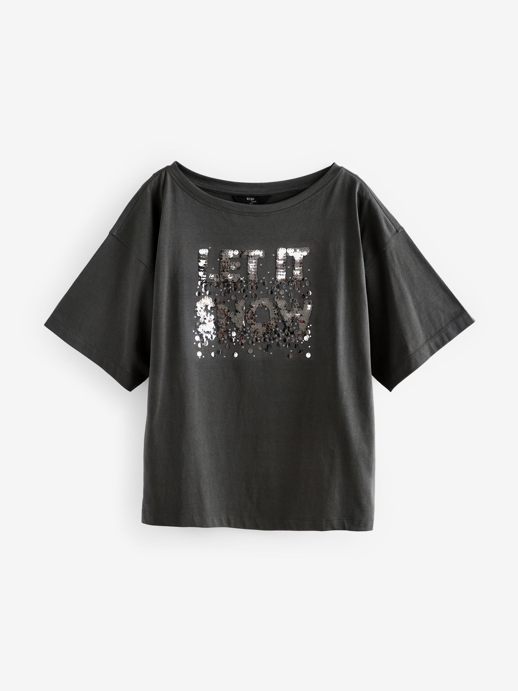 Een witte wereld! - Kerst-T-shirt met korte mouwen van 100% katoen