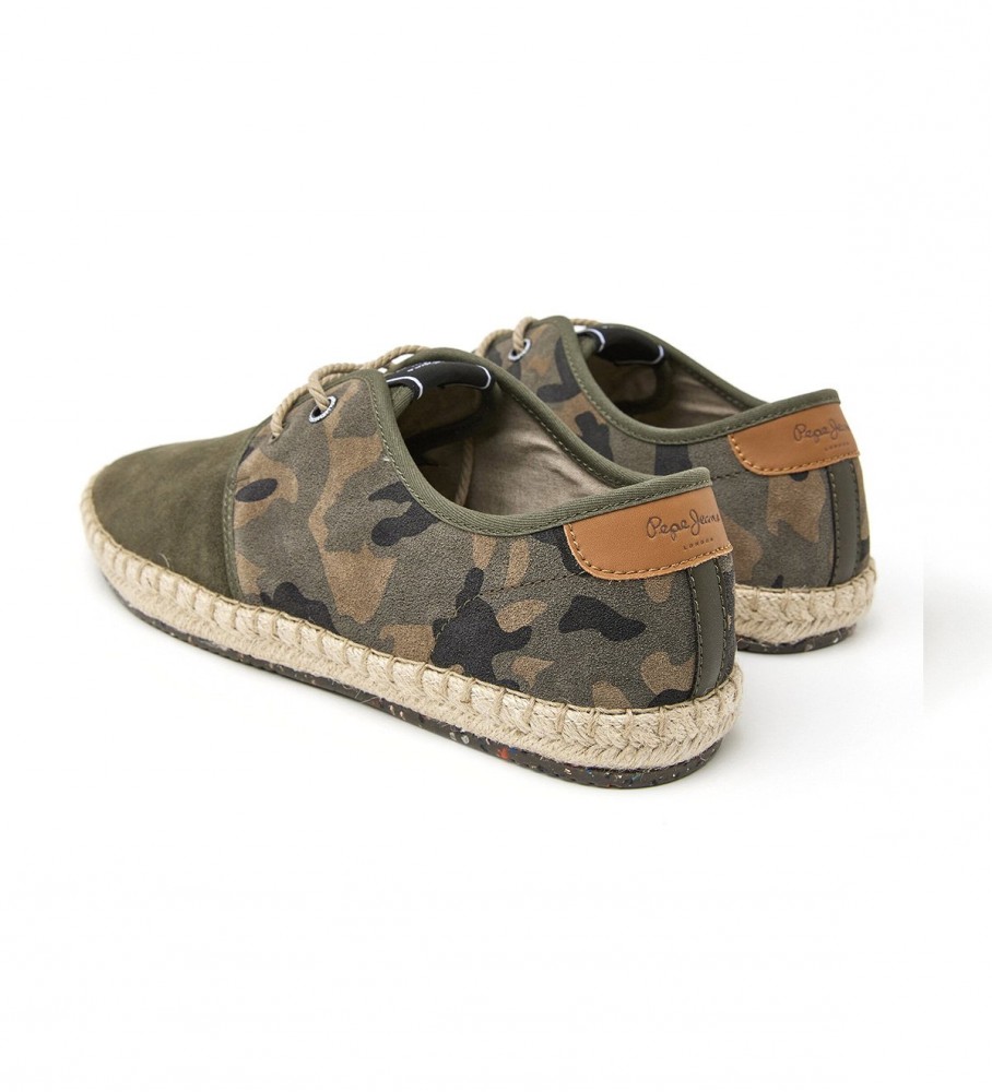 Tênis Pepe Jeans Blucher Tourist Classic de couro verde