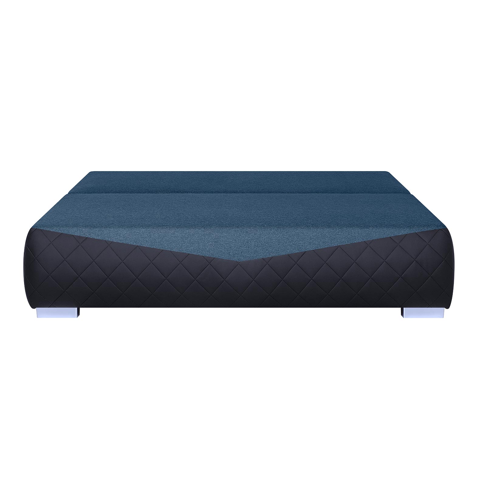 Boxspringsofa - schwarz-night sky - Karosteppung - Dauerschläfer