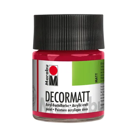 Marabu Decormatt Acryl, kaminrot, 50 ml