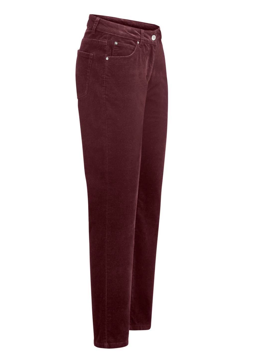 Samtweiche Hose in 5-Pocket-Form