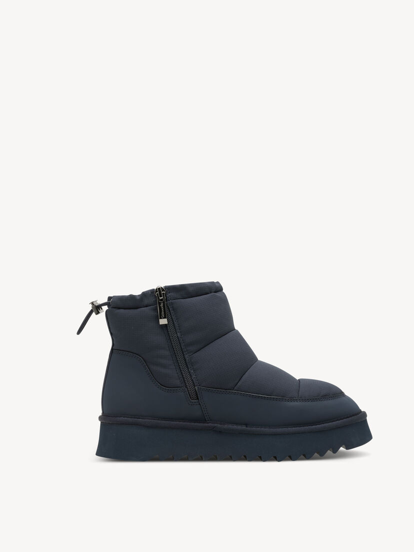 Enkellaarsje - blauw warme voering