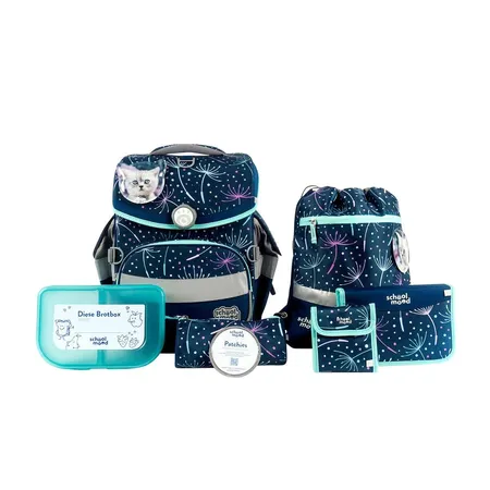 School-Mood Schulranzenset Timeless Air+ Lina, 7-teilig