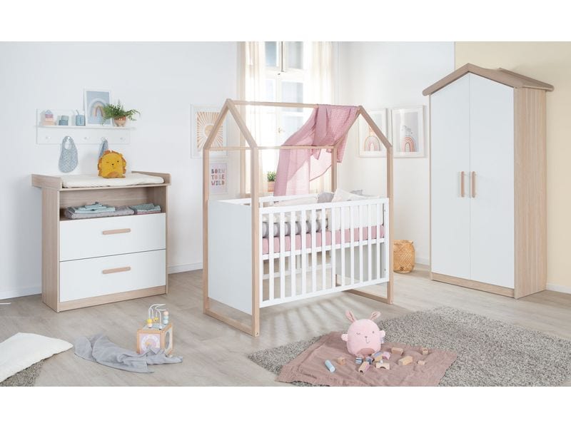 roba Babybett Cabane 60 x 120 cm Baby- und Beistellbett