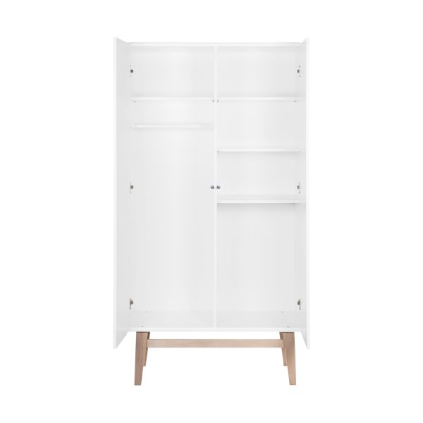 Kidsmill Noud Kledingkast 2-Deurs Wit