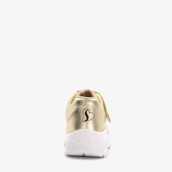 Skechers meisjes sneakers chroom goud