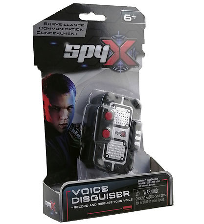 SpyX - Sprachverkleidung - Schwarz/Silber