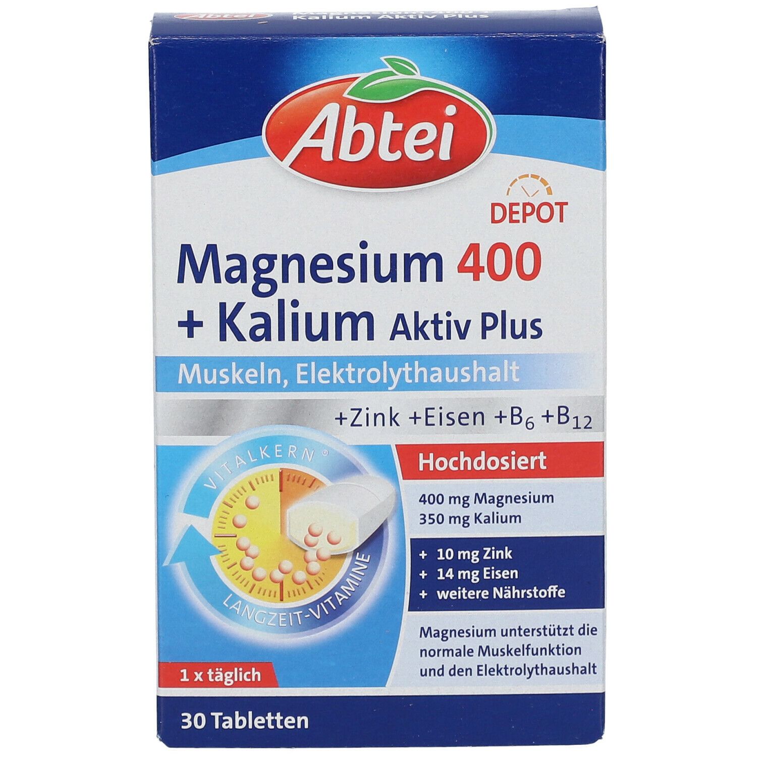 Abtei Magnesium 400 + Kalium Aktiv Plus