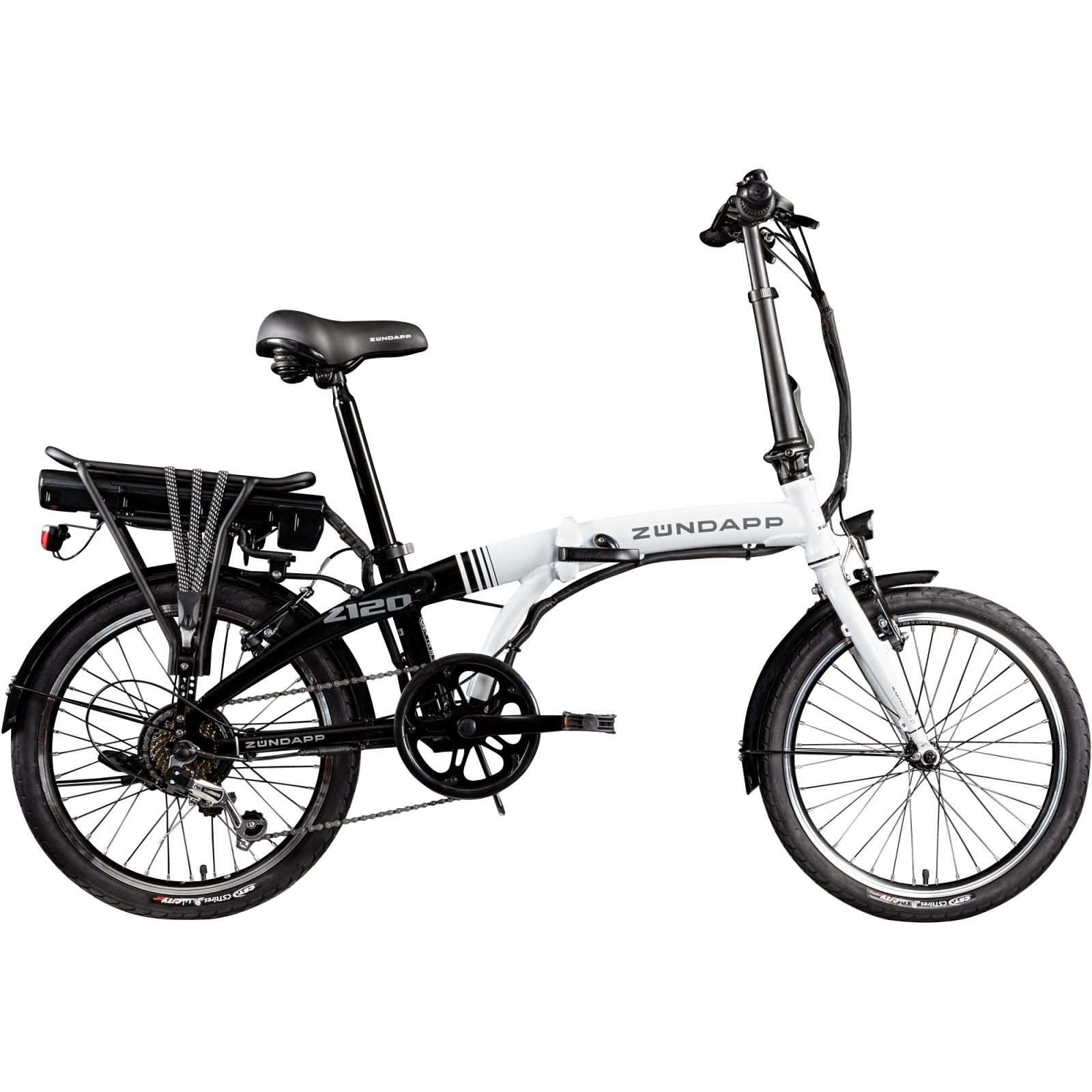 ZÜNDAPP Elektro-Klapprad Z120 - schwarz-weiß - 20