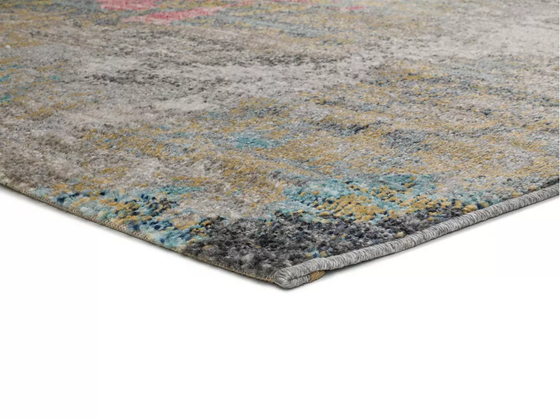 Tapis intérieur - abstrait - multicolore - 140 x 200 cm - AMIRA