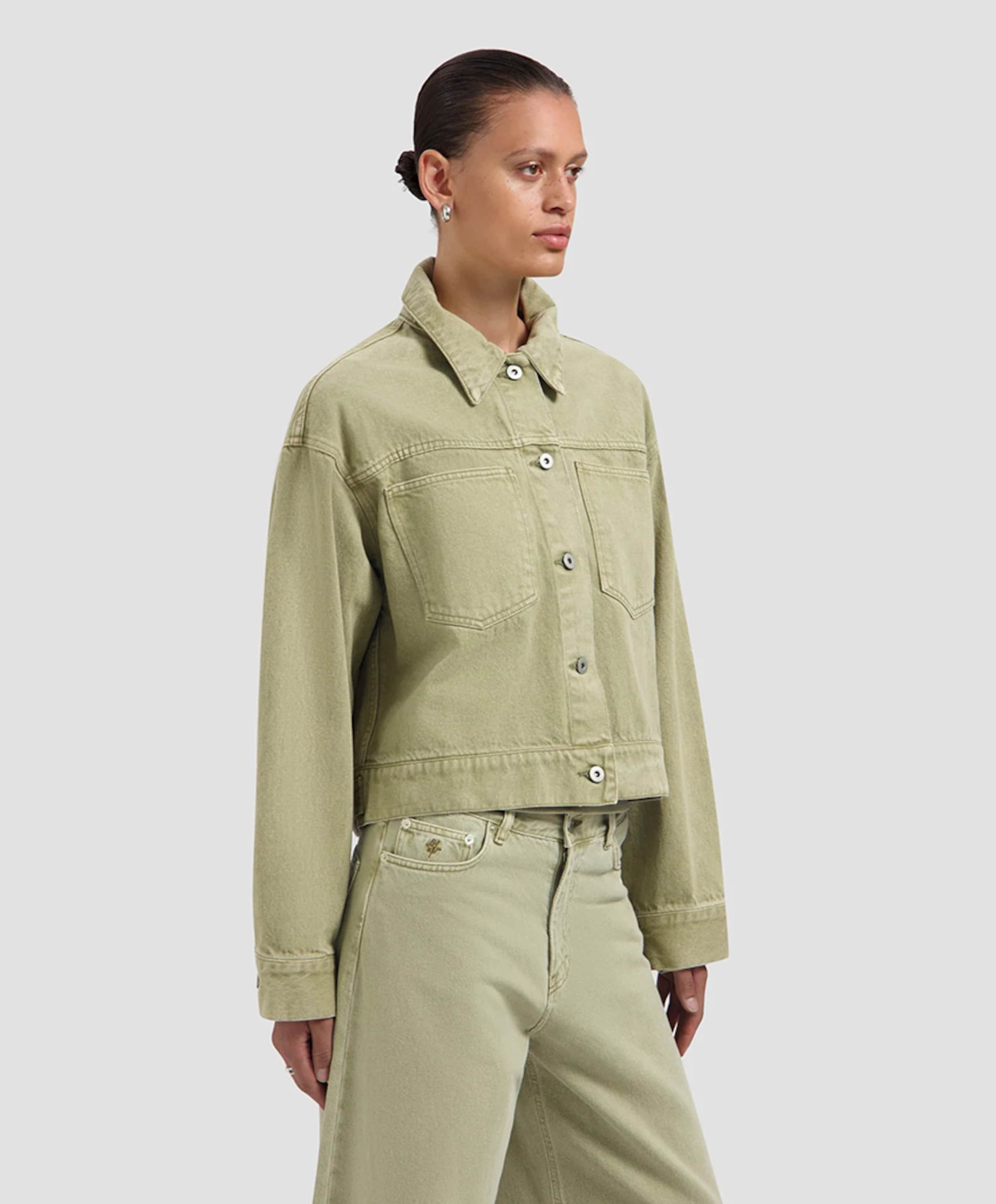Olaf Dames jas groen