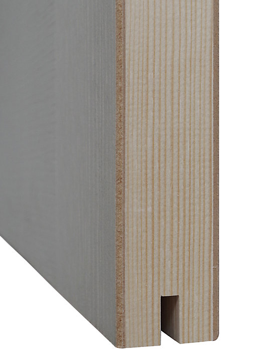 Porte coulissante postformée 3 panneaux TD H.204 x l.83 cm