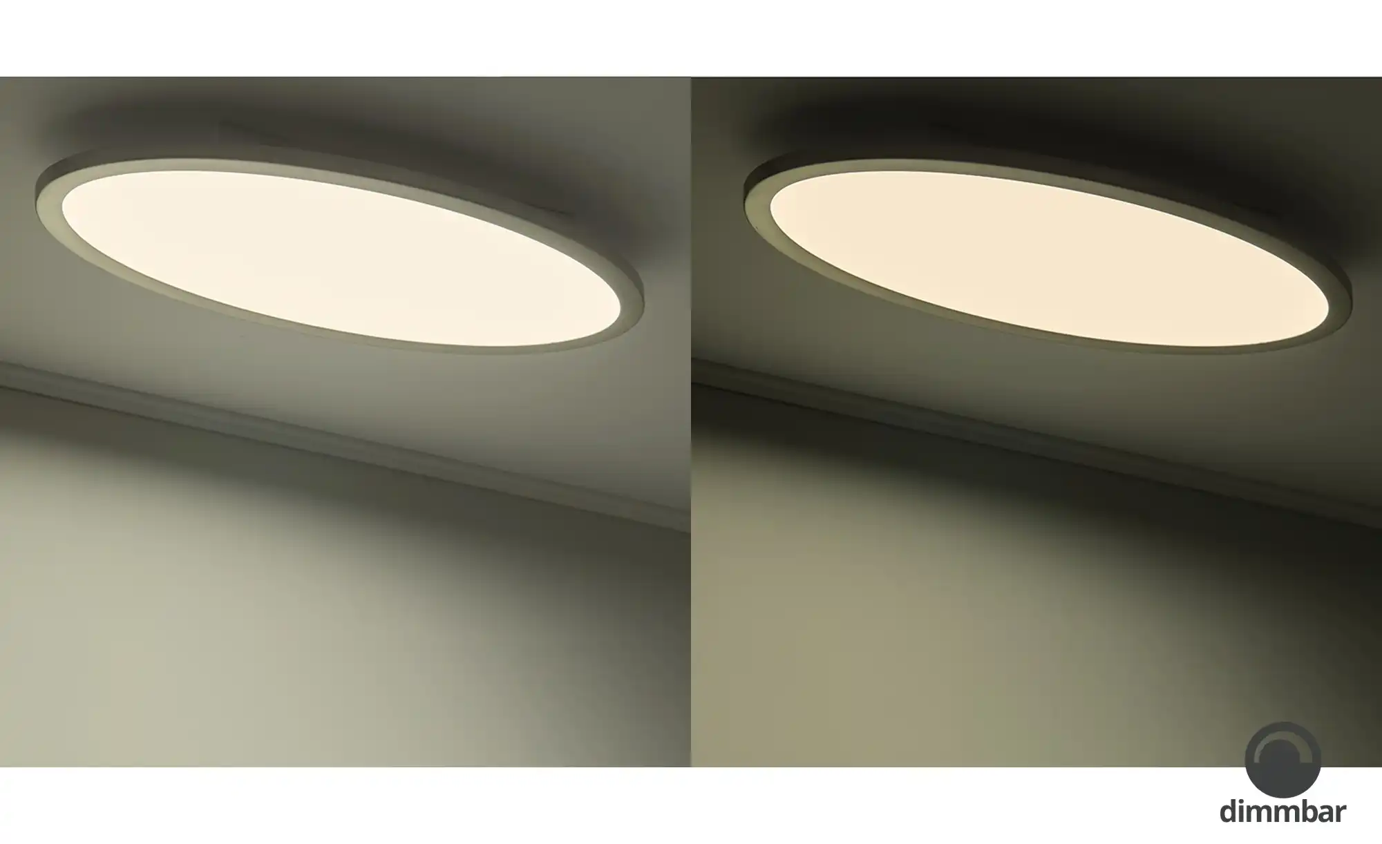 Meisterleuchten Smart Home-Deckenleuchte, oval