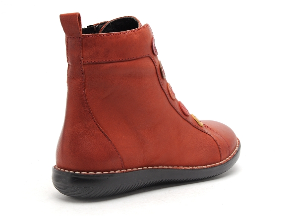 Chacal boots bottine plates femme 6428 orange