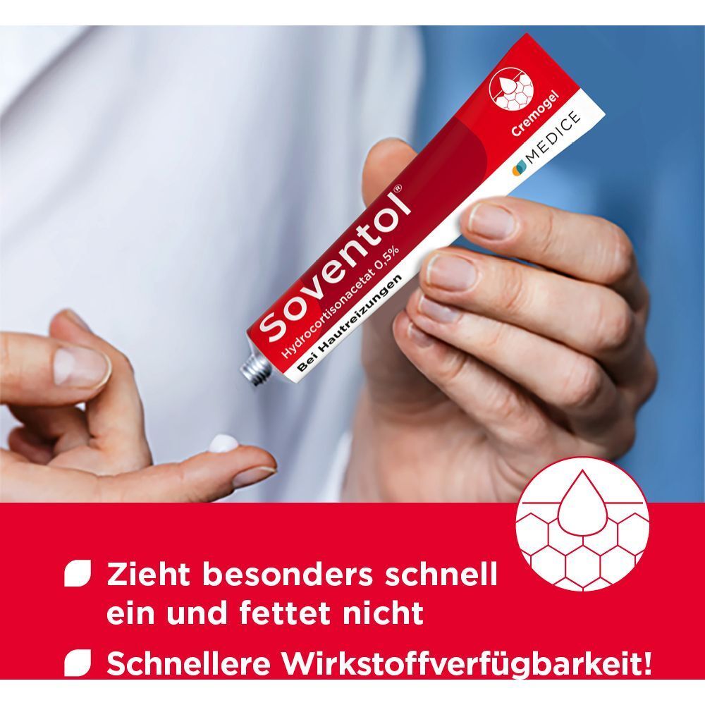 Soventol HydroCortisonACETAT 0,5% Hautentzündungen
