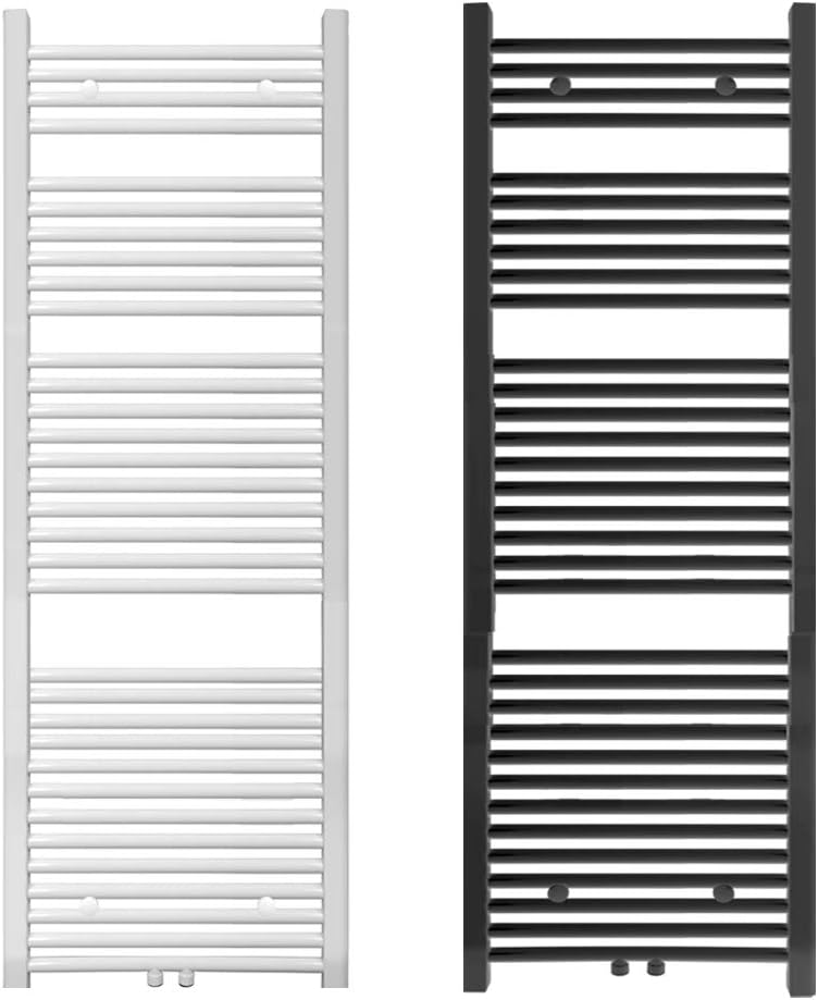 600 x 1600 mm Anthrazit mittelanschluß Badheizkörper handtuchhalter Heizkörper Handtuchwärmer Handtuchtrockner 816 Watt