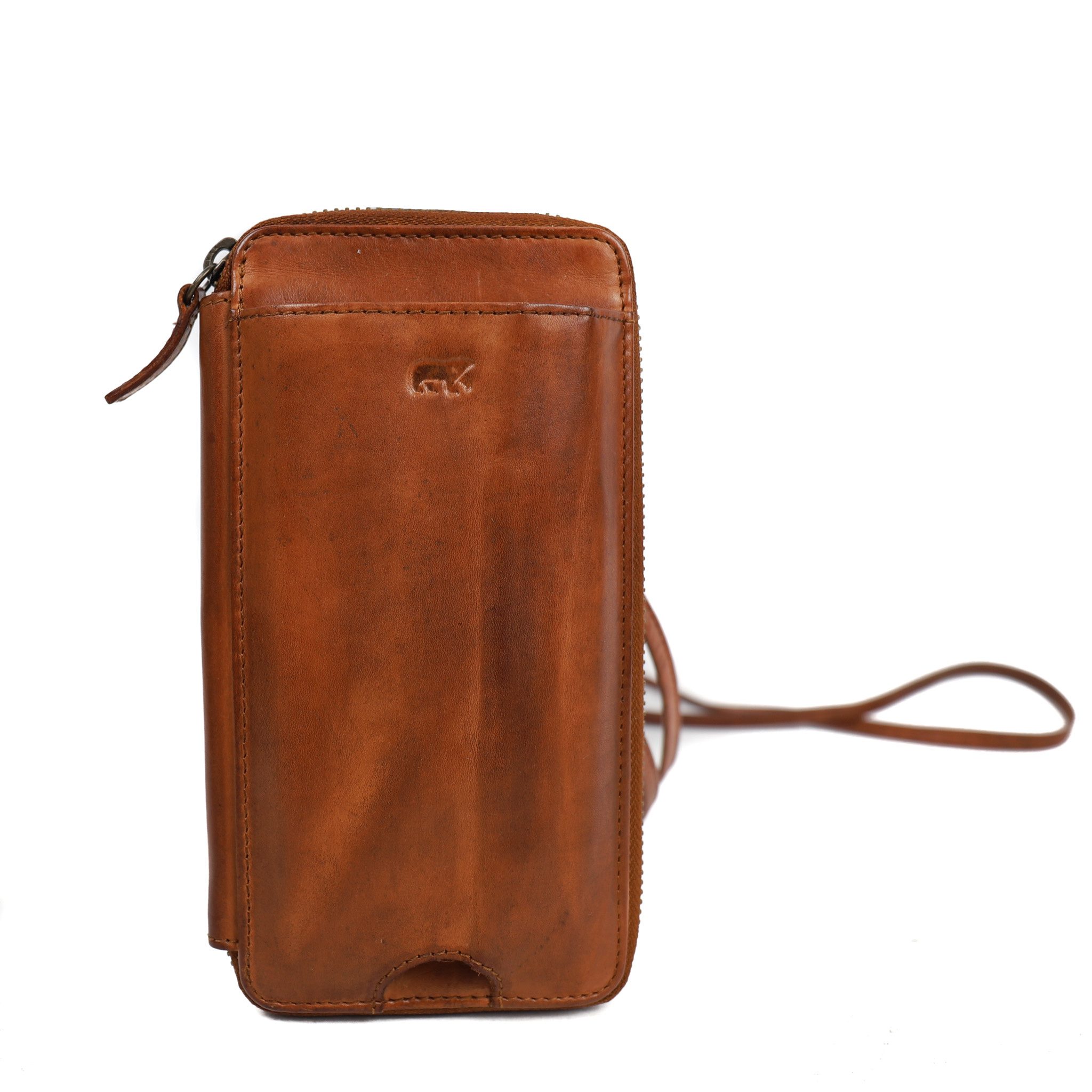 Bear Design Cow Lavato Telefoontasje Anniek Cognac CL18860