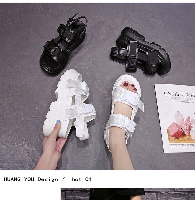 Sleeko - Slingback Platform Sandalen