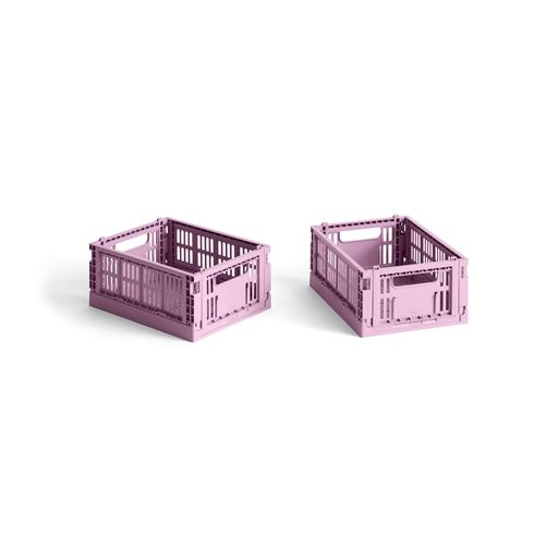 HAY Color Crate 2-pak Kasse, Dusty Rose