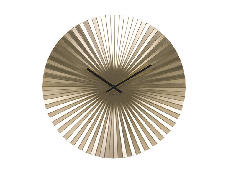 Wall Clock Sensu KA5657BK Black