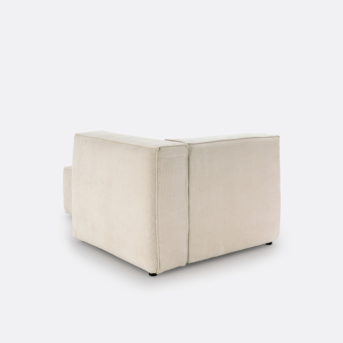 LA REDOUTE INTERIORS<br>Poltrona modular de veludo canelado, Seven