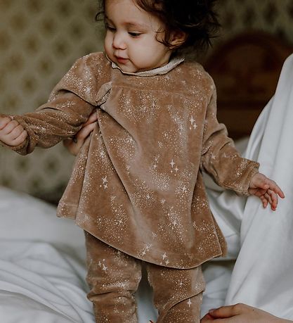 That's Mine Kleid - Soja - Velours - Stardust