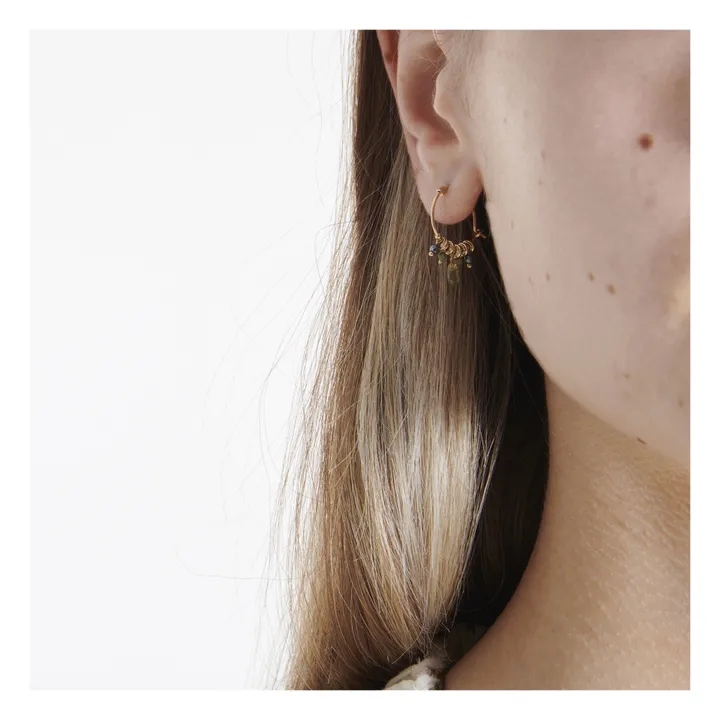 5 Octobre Boucles d'Oreilles Iva | Vert
