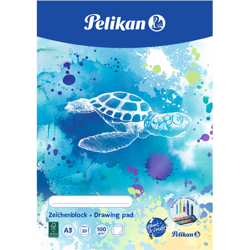 Pelikan Zeichenblock, A3, blanco
