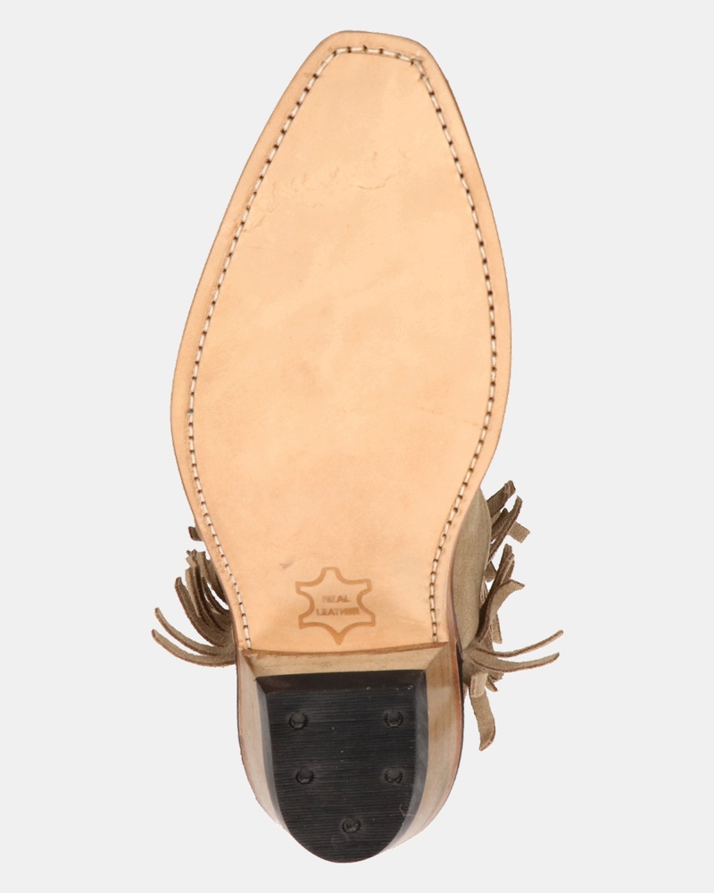 Bootstock Ruffle Cowboylaarzen  - beige