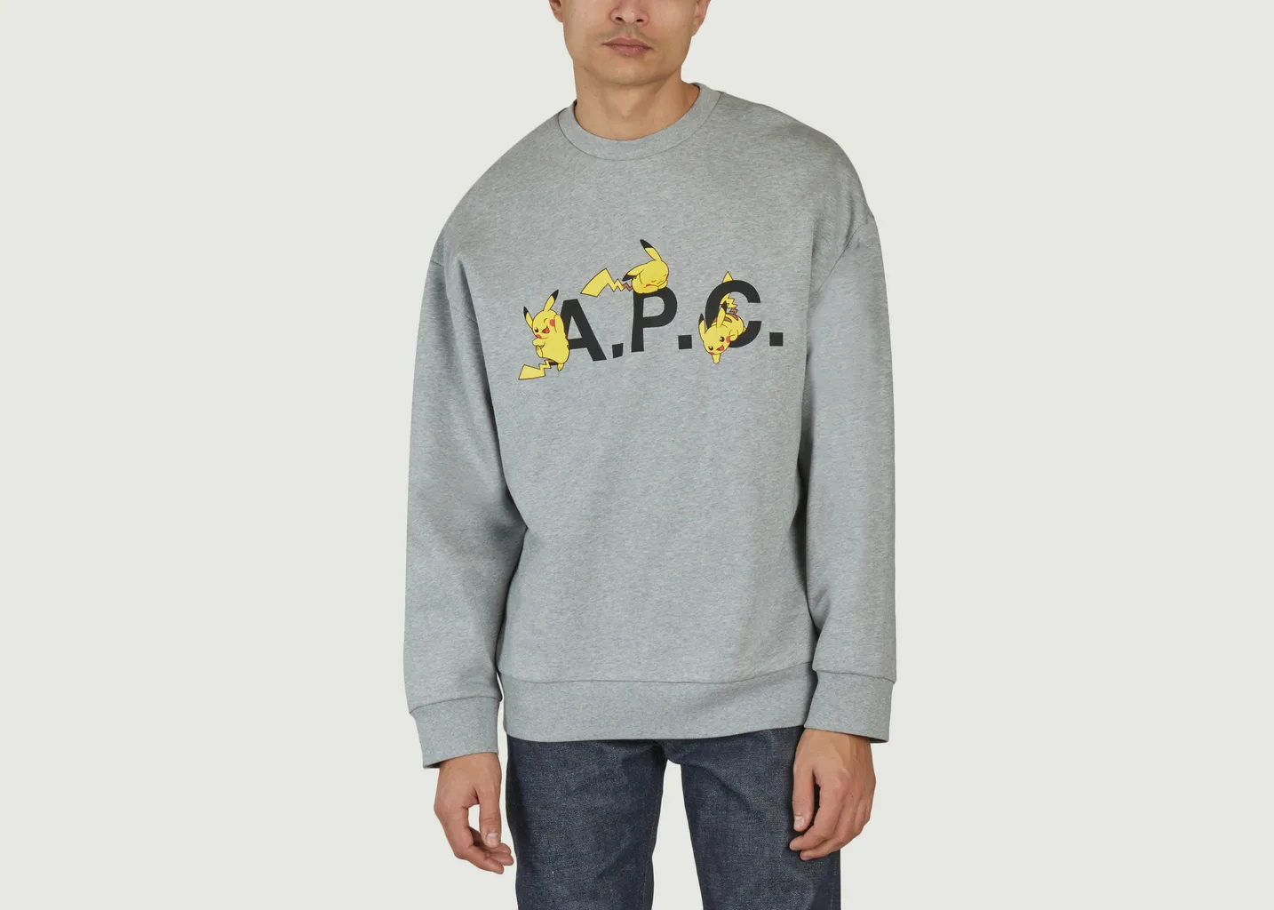 Sweatshirt imprimé Pikachu Pokémon x A.P.C. A.P.C.