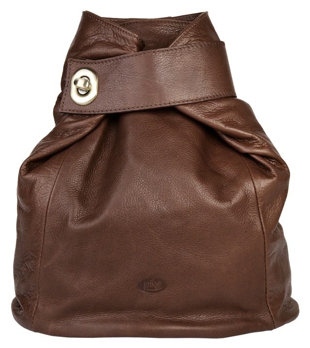 Piké Cityrucksack echt Leder, Made in Italy
