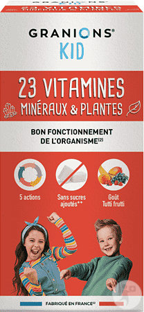 Granions Kid 23 Vitamines Sirop Flacon 125ml