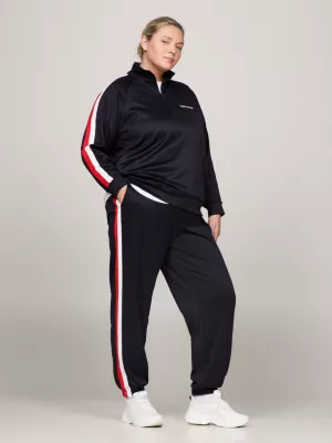Calça de moletom Curve Sport Global Stripe com punhos