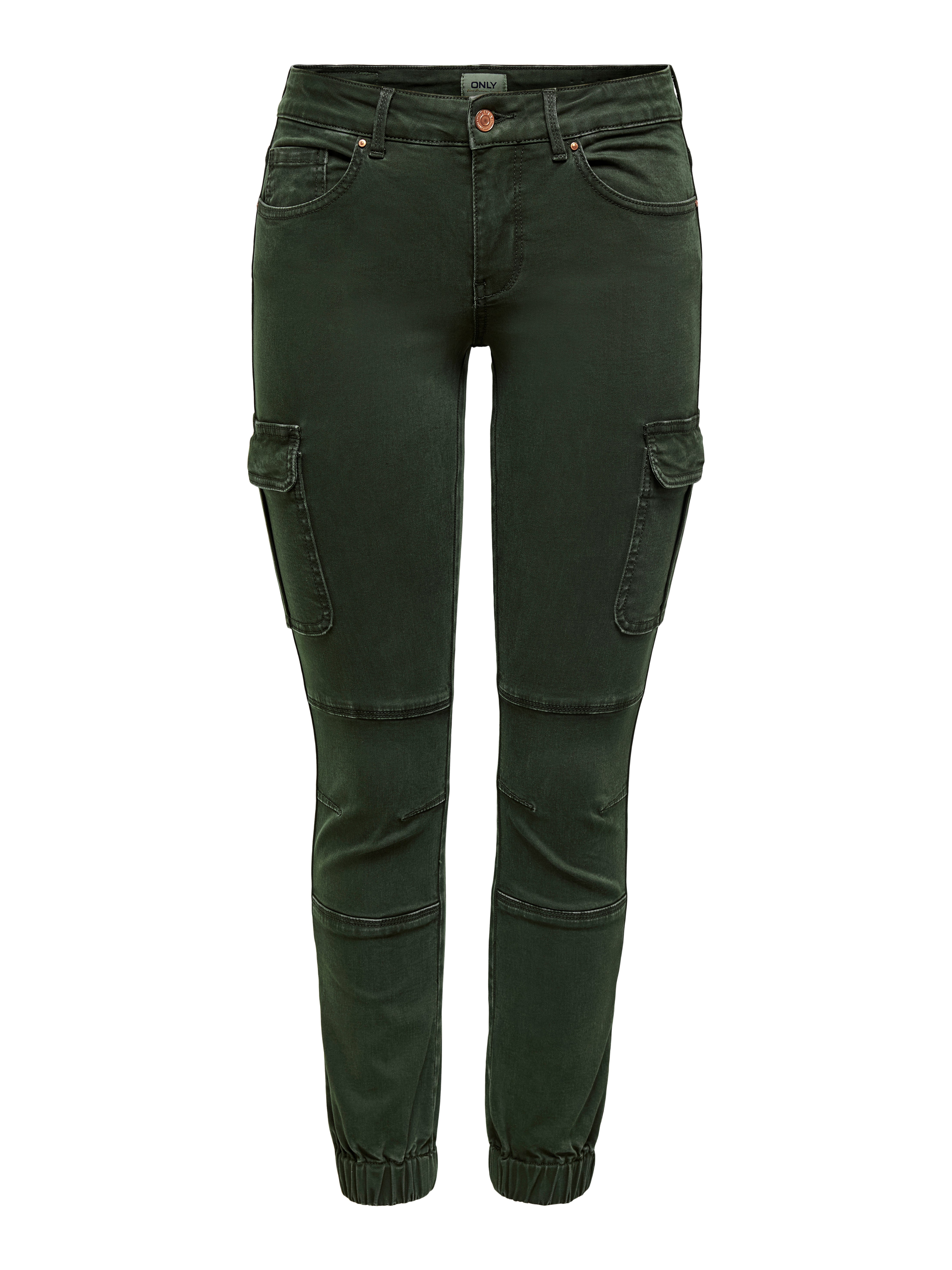 ONLMISSOURI Mittlere Taille Slim Fit Cargo-Hose Rosin