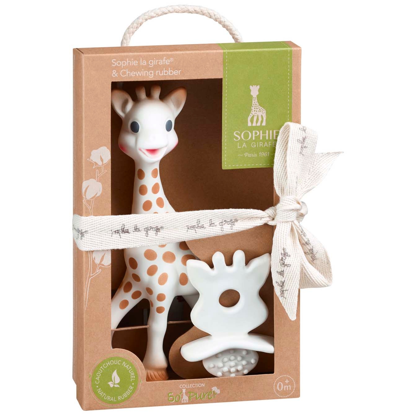 Sophie de giraf so pure bijtspeelgoed set Ecru - baby giftsets - Prénatal