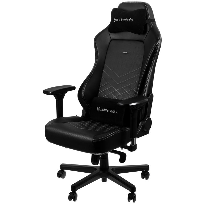 Noblechairs HERO - Noir/Blanc Platine
