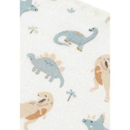 Lot de 3 langes en gaze de coton small 70x70cm Roarsome - Multicolor - JOLLEIN