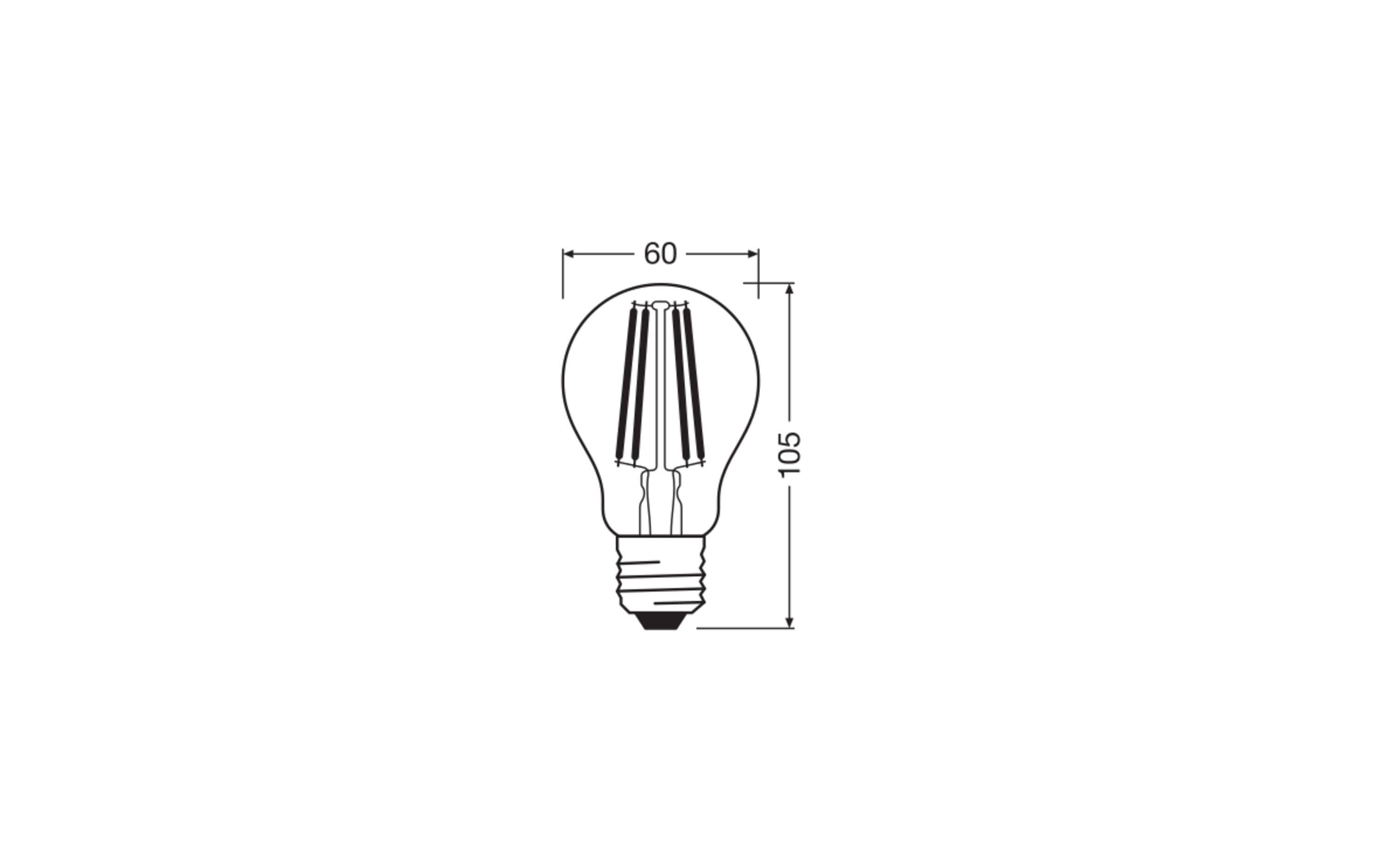 Lampe Superstar Filament, 13W, E27 WarmweissLED-Leuchtmittel