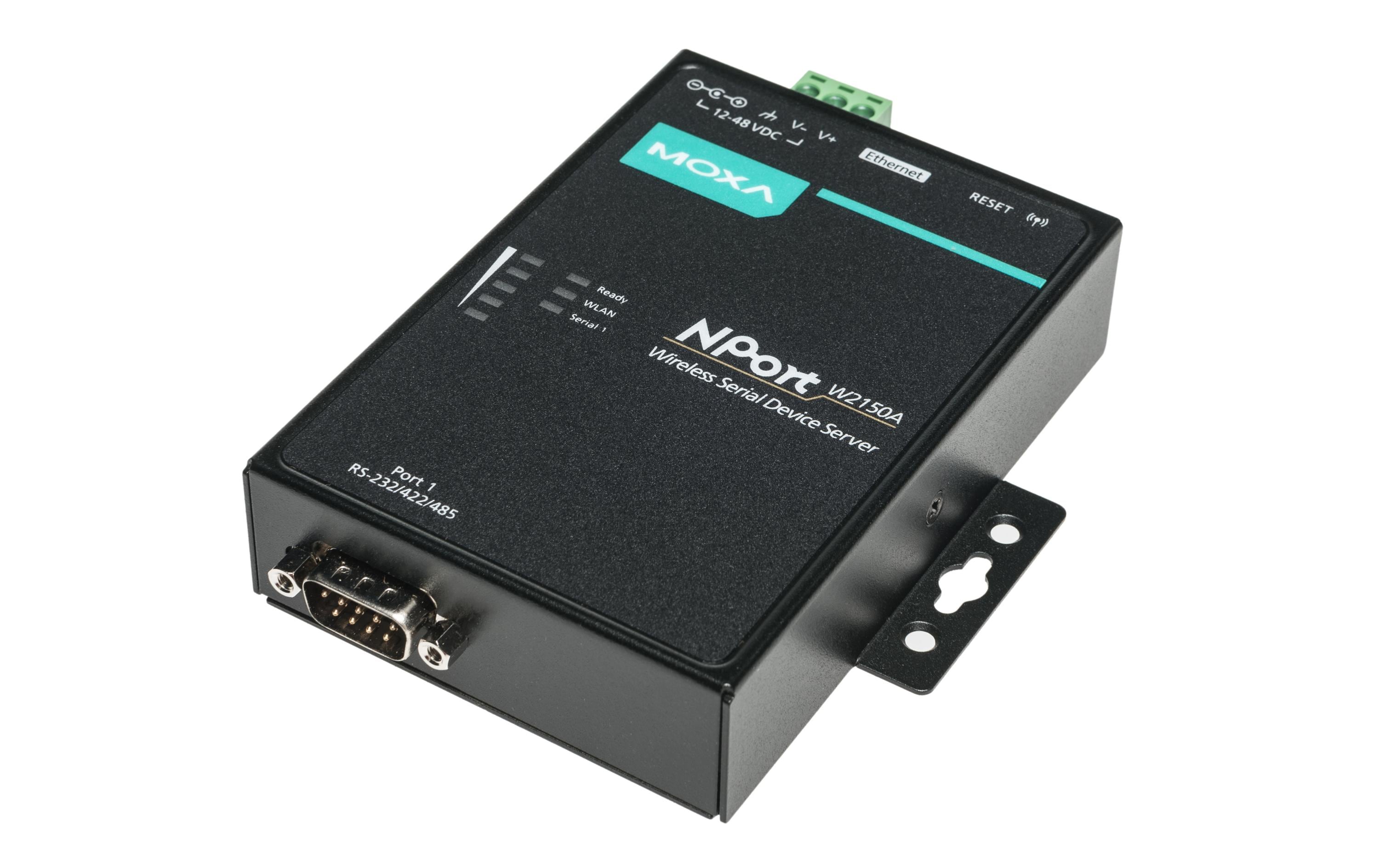 Serieller Geräteserver NPort W2150A<br>Wireless-Geräteserver mit 1 RS-232/422/485-Port