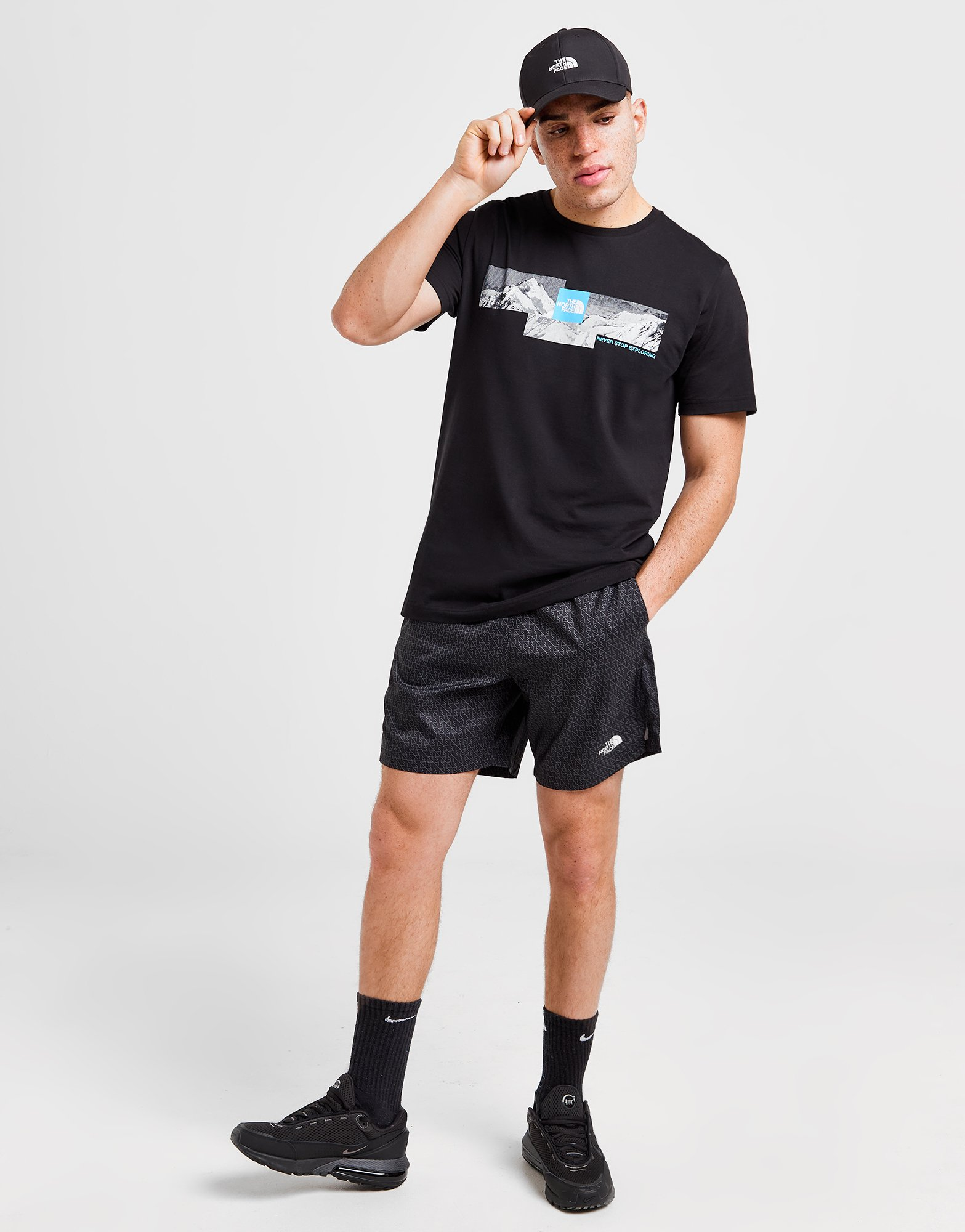 The North Face T-shirt Front Mountain Homme