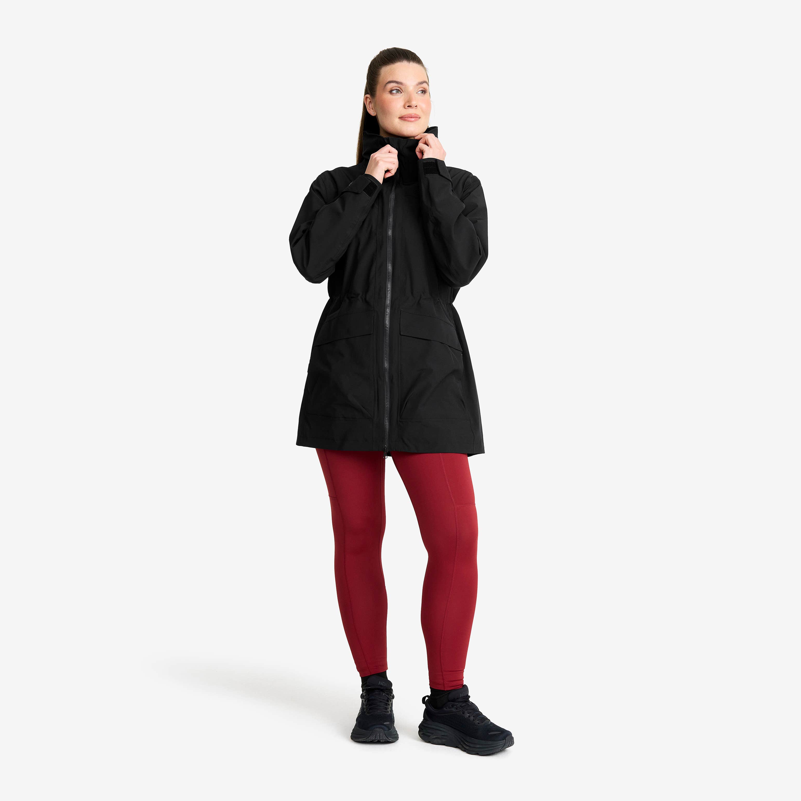 Nevis 2L Parka Dame Black