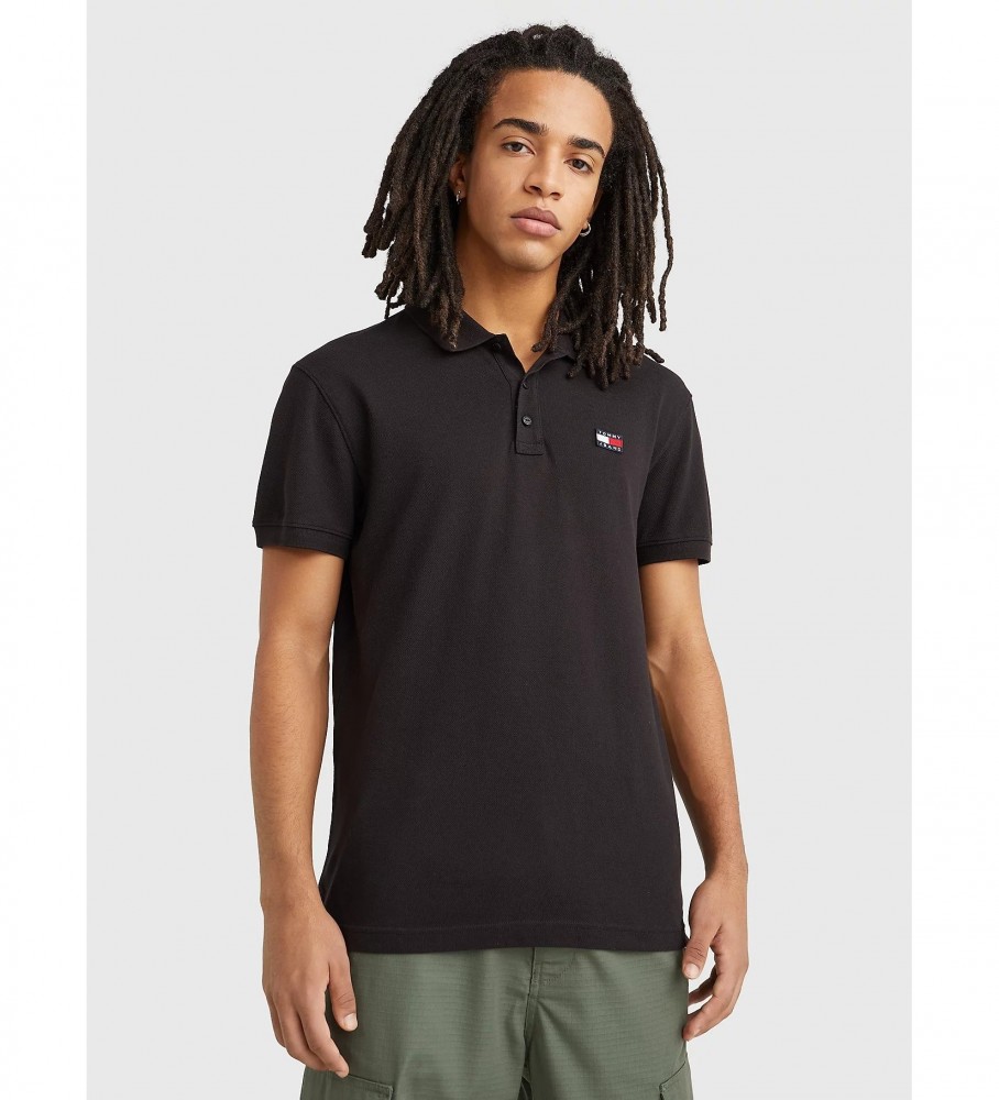 Tommy Jeans Polo de corte clsico con parche negro