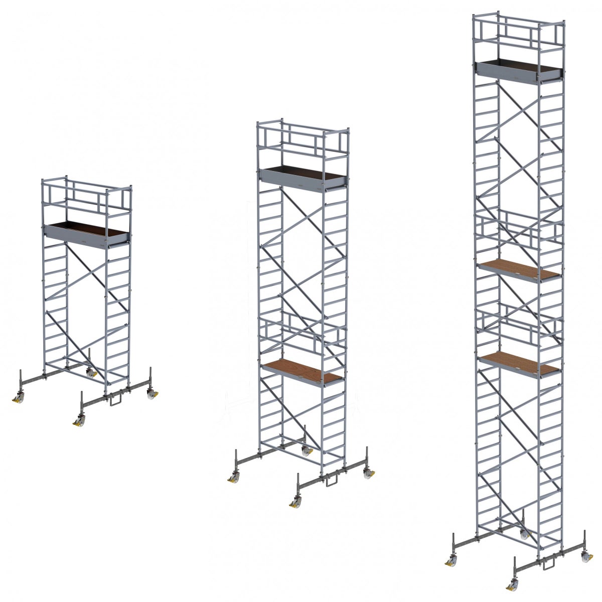 MUNK rolsteiger met platform 0,75x1,80m, werkbreedte 7,45m