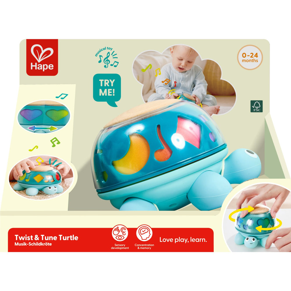 Køb Hape Twist & Tune Musikalsk Skildpadde
