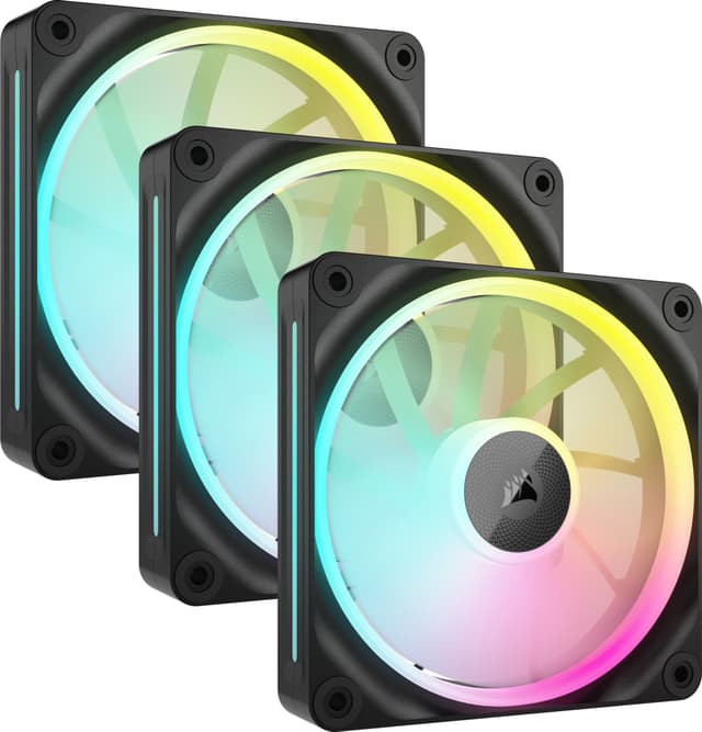 Corsair iCUE LINK LX120 RGB 120mm PWM-blæser startsæt (3-pakke)